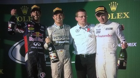 F1 Australia 2014 - result