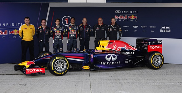 Red Bull team and their 2014 challenger the RB-10