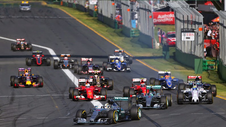 F1 2015 Australia Start